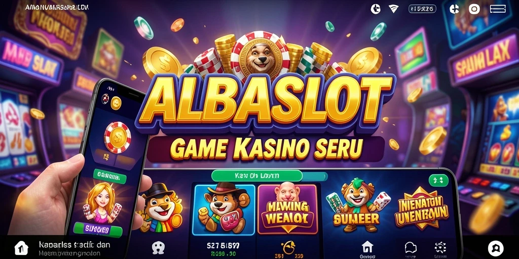 Tampilan menarik dari gameplay ALBASLOT yang seru dan mendebarkan.