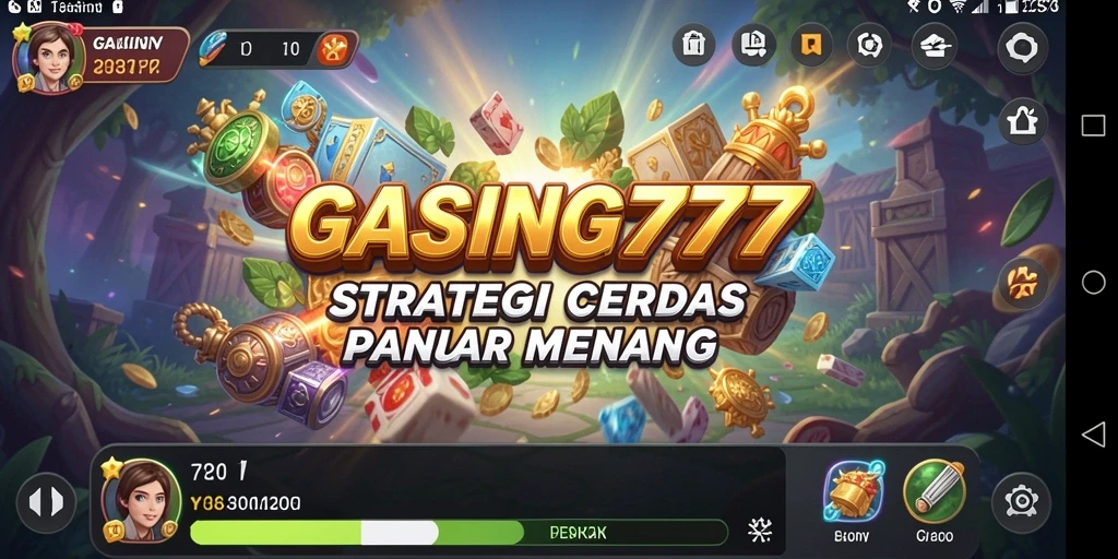 Screenshot menunjukkan gameplay strategis yang mendebarkan di GASING777.