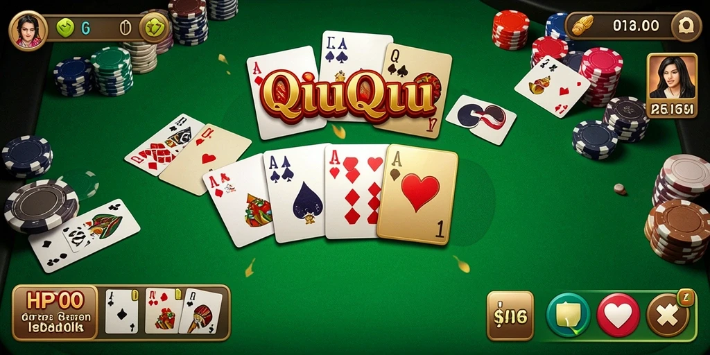 Tampilan gameplay seru HPTOTO saat bermain QiuQiu.