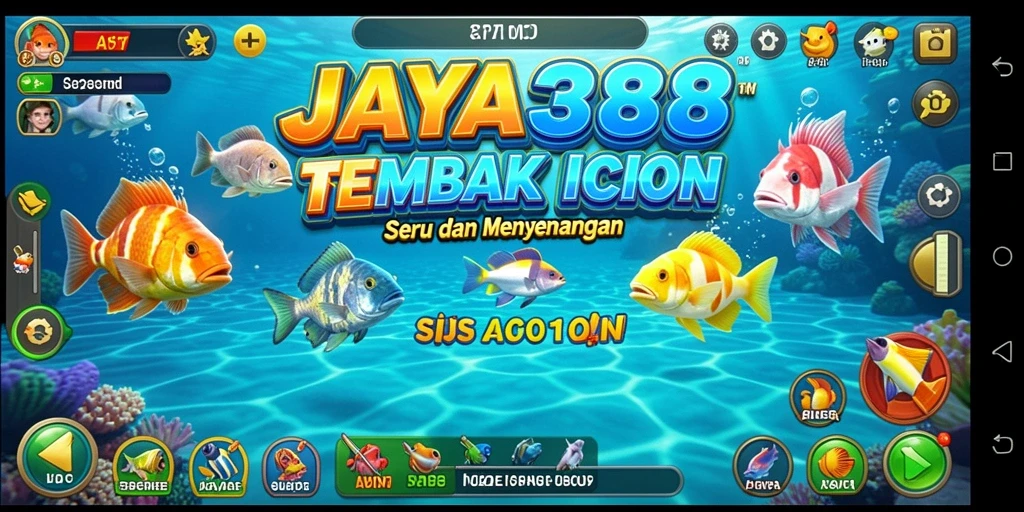 Tampilan gameplay seru Tembak Ikan di JAYA388.