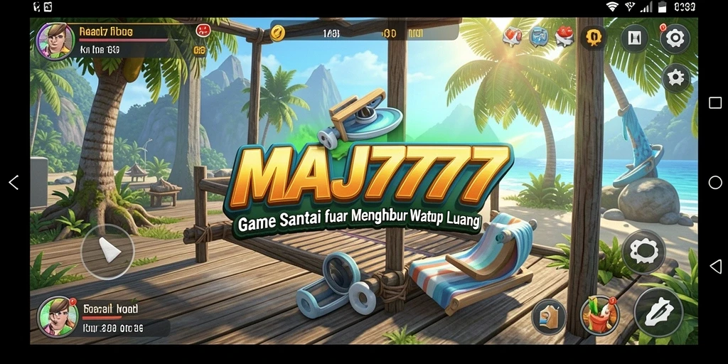 Tampilan gameplay MAJ777 yang ceria dan menghibur.