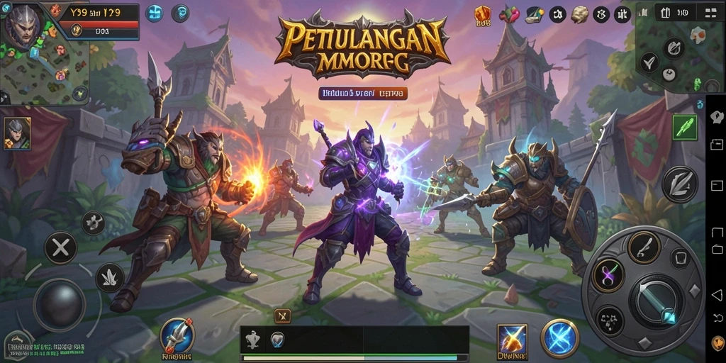 Tampilan gameplay Y89 yang mendebarkan dalam petualangan MMORPG.